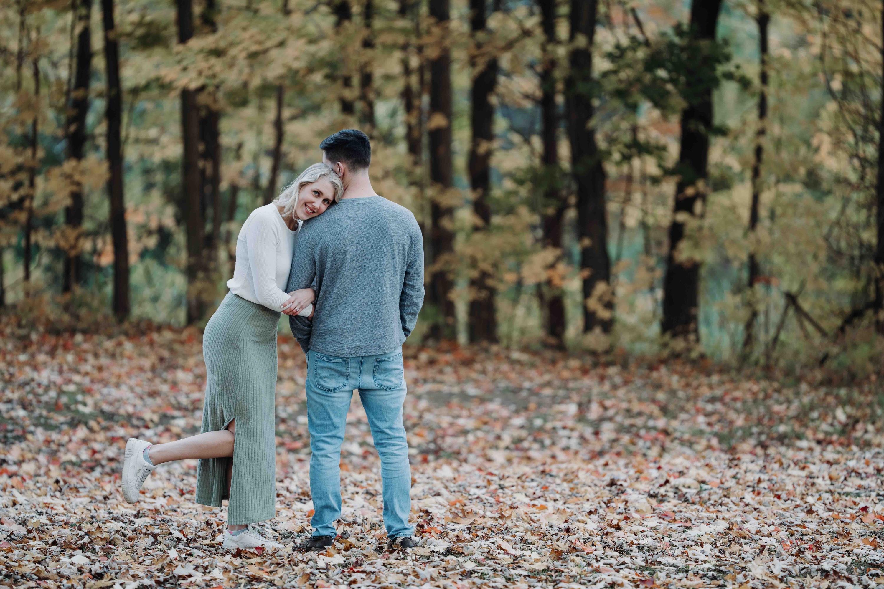 A Fall engagement shoot at Ball's Falls